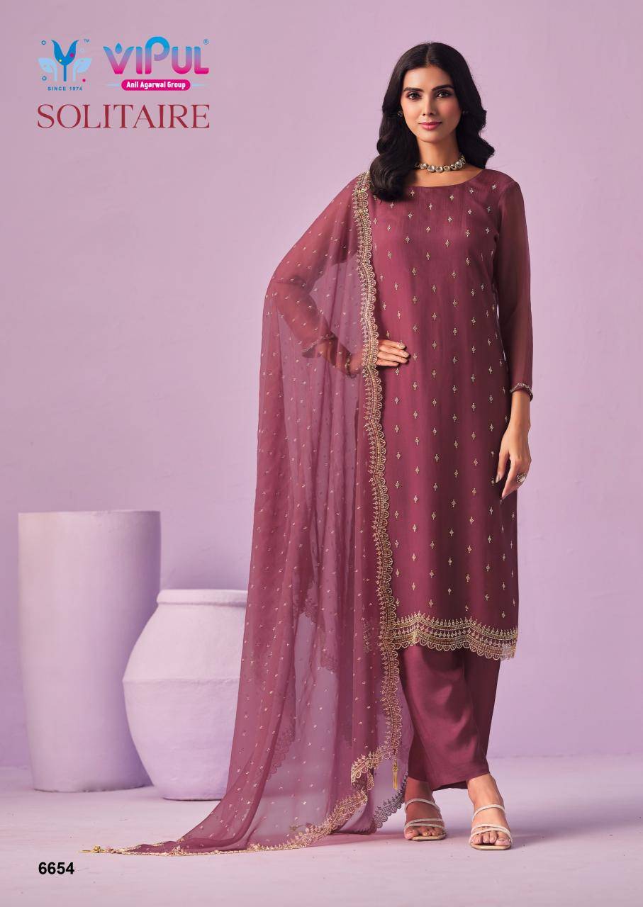 Vipul solitaire aari Wholesale dress materials online